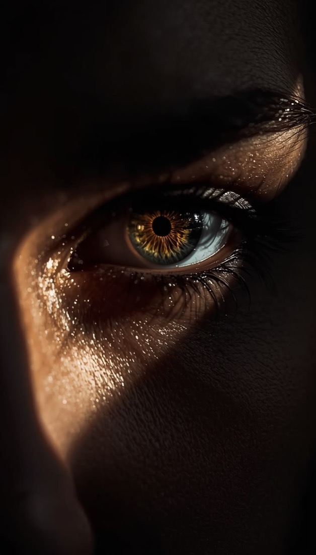 Close-up van een oog, als beeld voor het waarnemen van afwijkend gedrag